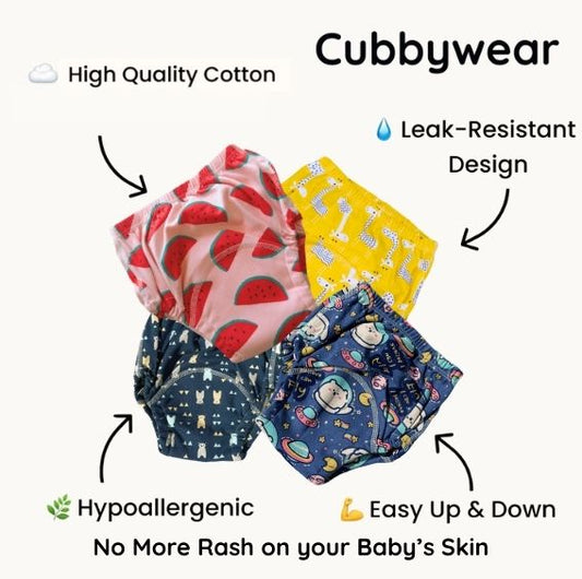 The Only Potty Training Pants They’ll Ever Need - Colored version