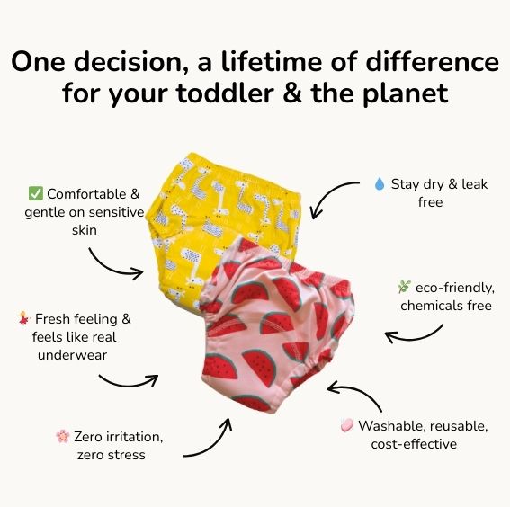 The Only Potty Training Pants They’ll Ever Need - Colored version